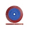 Dedeco Sunburst Radial Bristle Discs 7-5/8 in X 1 in Curved Tc Red 220 Grit A/O 1/Unit 1898 - alternate 1